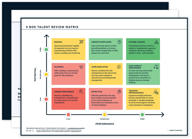 9 Box Talent Review Matrix — Download-Paket
